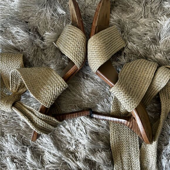 Gucci × Tom Ford Spring 2002 Ostrich Leather Heels Sandals y2k vintage shoes - Picture 2 of 5